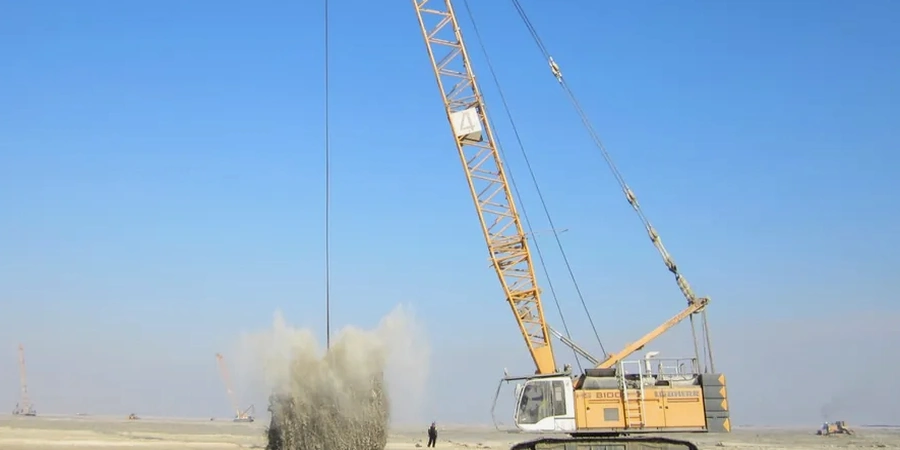 Illustrative image of Dynamic compaction design in Liverpool