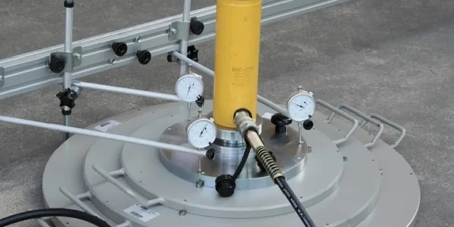 Illustrative image of Plate load test (PLT) in Liverpool